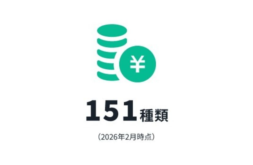 137種類（2024年1月時点）